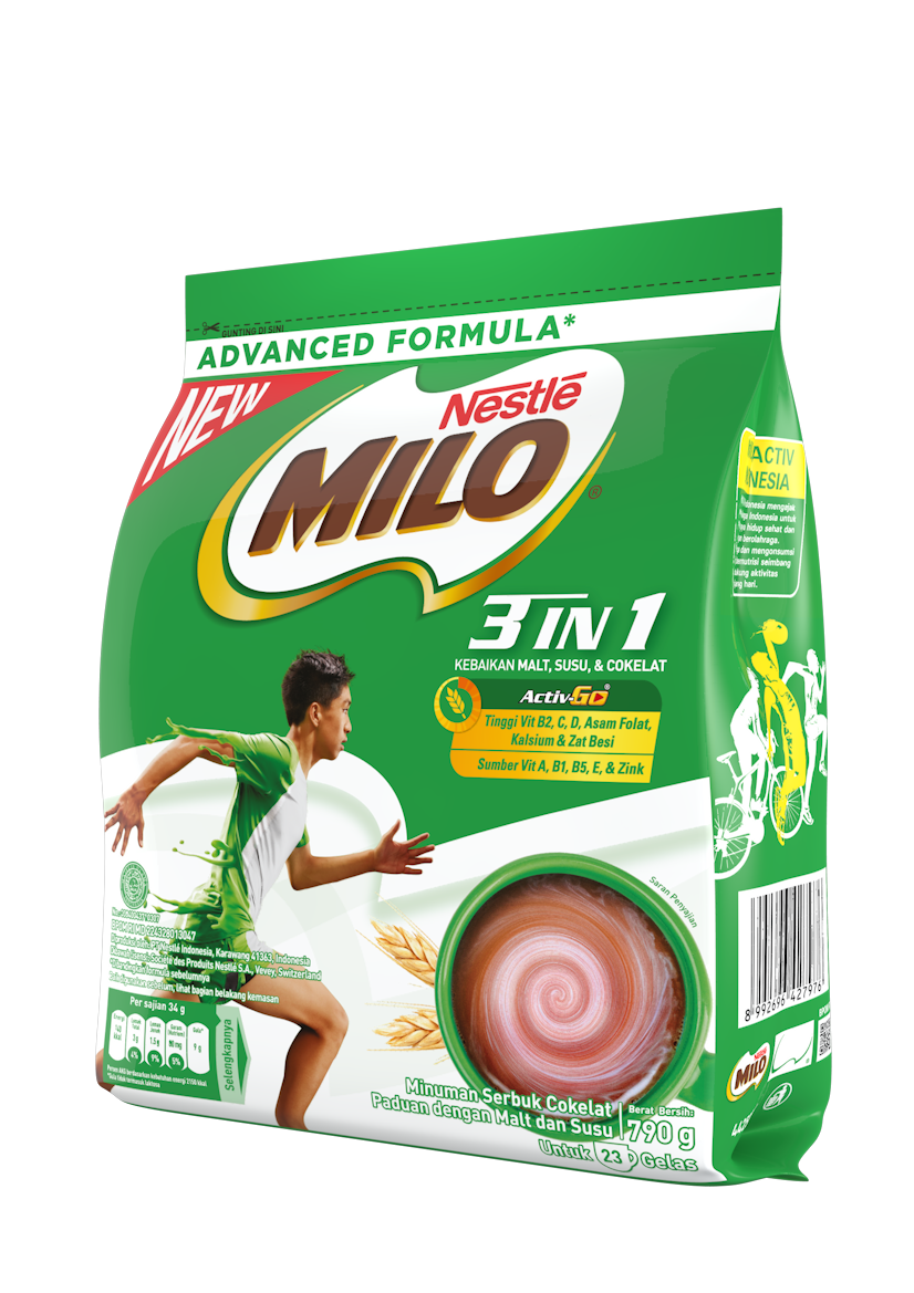 Produk Milo 3in1 Pouch 800g | MILO Indonesia